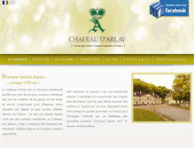 Tablet Screenshot of domaine-arlay.com